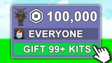 Every Time I Die, I DONATE KITS in Roblox Bedwars...