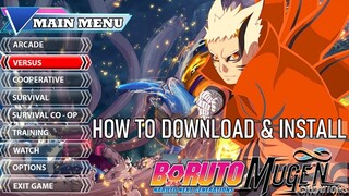 How to Download & Install Boruto JUS MUGEN on PC - Tutorial