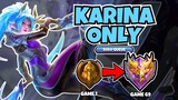 I played KARINA ONLY (Again) from WARRIOR TO MYTHIC
