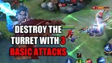 DESTROYING THE TURRETS WITH 3 BASIC ATTACKS | NEW MARKSMAN BRODY | MLBB