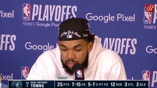 "This is not the end"- Karl Anthony claims to force game 7 after Timberwolves loss to Gm 5 Grizzlies