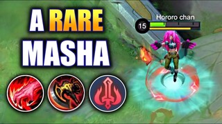 NOONE TRIED THIS MASHA BUILD! | MOBILE LEGENDS