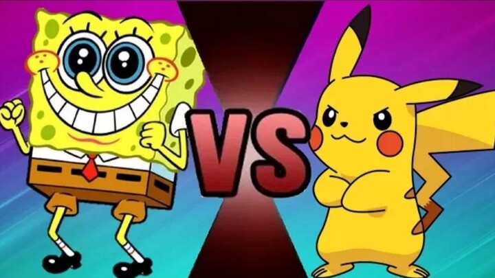 PEKACHU VS SPONGEBOB | HIGH LEVEL INSANE EPIC FIGHT