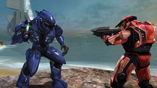 Halo 3 Elites VS. Halo 1 Spartans