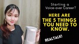 HOW TO BE A VOICE-ACTOR? I The video is in Filipino and Taglish