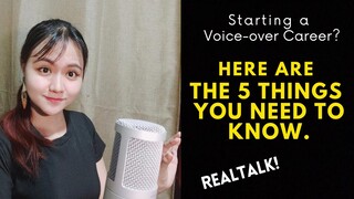 HOW TO BE A VOICE-ACTOR? I The video is in Filipino and Taglish