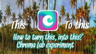 How to make photos cool and alive? Chroma Lab experiment