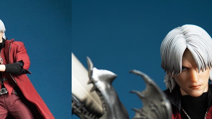 Young Devil May Cry Dante! Asmus Asima Toy 1/6 Demon Hunter × Hunter Devil May Cry Dante Toy Model N