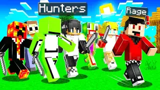 *IMPOSSIBLE* Minecraft Speedrun vs 6 Hunters