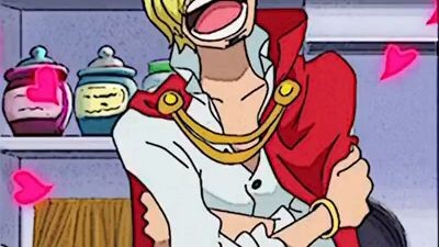 omg baket si sanji kinikilig?😆