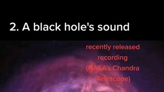 The Sound Of A Black Hole😱😱😱😱