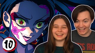 Demon Slayer Entertainment District Arc 2x10 REACTION! | Kimetsu No Yaiba Season 2