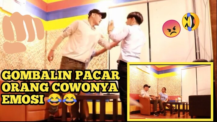 GOMBALIN PACAR ORANG COWONYA EMOSI(PRANK INDONESIA)