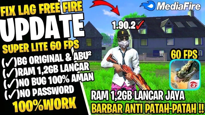 FIX LAG FREE FIRE 1.90.2 RUSHER || CONFIG ANTI PATAH PATAH RAM 2GB FF || CONFIG FIX LAG FF 60 FPS