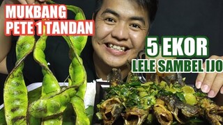 MUKBANG LELE SAMBEL IJO DAN PETE SATU TANDAN