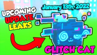 [UPDATE LEAKS] NEW HUGE PET?! GLITCH CAT UPCOMING UPDATE in PET SIMULATOR X