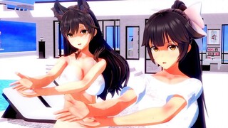 [ Azur Lane MMD ] GLIDE [ Atago & Kaohsiung ] [ KKVMD ] [ Bergerak ]