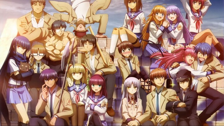 Anime tentang kehidupan di dalam dunia yang penuh penyesalan ( Angel Beats ) Rekomendasi Rioka #17