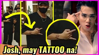 OMG! Josh nahuli, MAY TATTOO na, mas lalong umastig pa!