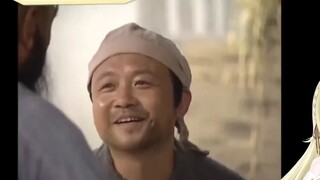 Japanese smart man watching Lu Zhishen uproot a weeping willow