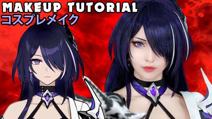 ☆ Acheron Cosplay Makeup Tutorial Honkai: Star Rail ☆