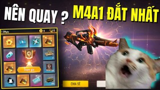 [Garena Free Fire] Full 4 Skin Súng Vòng Quay Chế Tác Mới | Nên Quay Hay Không- Skin M4a1 Nâng Cấp