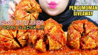 ASMR MUKBANG BAKSO PETIR JUMBO PEDAS GLEDEK