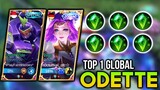Top 1 Global Odette ft. Top Global Johnson | Hit and Run Combo! [Mobile Legends Gameplay]