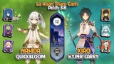 C0 Nahida QuickBloom & C0 Xiao Hyper Carry | La Hoàn Thâm Cảnh Tầng 12 | Genshin Impact 3.8