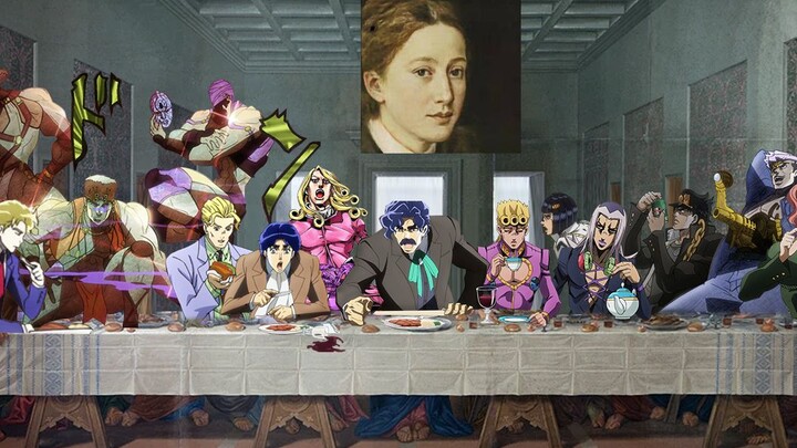 World famous painting - JOJO version of "The Last Supper"