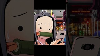 Nezuko watches fit Zenitsu!