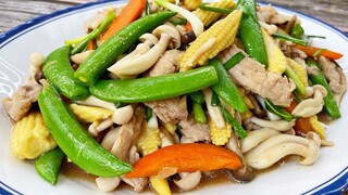 ผัดผักรวมมิตร ผัดยังไงให้อร่อย ผักกรอบสีสวยน่าทาน ต้องวิธีนี้เลย / Stir Fried Mixed Vegetables