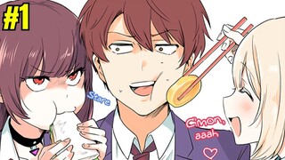 Top Two Popular Girls Fall In Love With Average Guy- Manga Recap