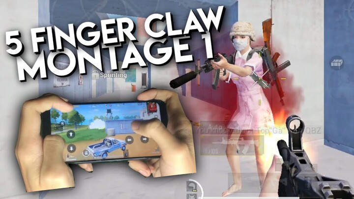 5 Finger Claw Gyro Montage 1  [No Headphone PUBG MOBILE]