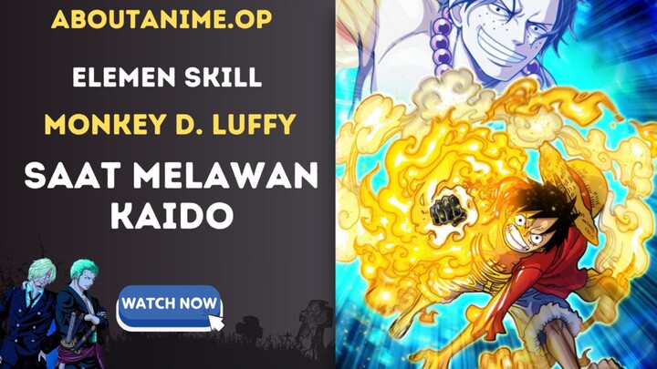 elemen skill monkey d. luffy saat melawan kaido