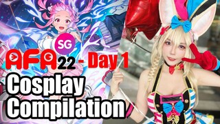 Anime Festival Asia Singapore 2022 #AFASG22 - Day 1 [Cosplay Compilation]