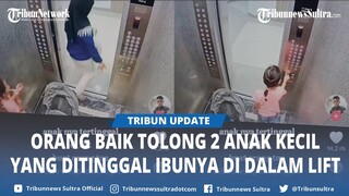 Aksi Seorang Ibu Tinggalkan Anak anak di dalam Lift Demi Bawa Barang, Ada 1 Balita dalam Stroller