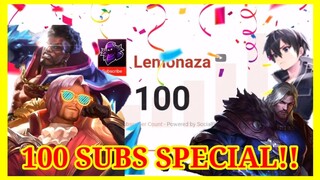 Lemonaza | 100 SUBCRIBERS SPECIAL VIDEO ! THANK YOU FOR 100 SUBCRIBERS ^^!!!