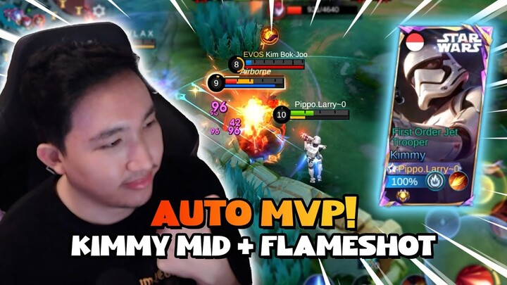 KEKUATAN KIMMY PAKE FLAMESHOT !!! - Mobile Legends #MLBBIDCreator