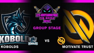 Motivate Trust Gaming vs Kobolds | Group Stage | LeYu New Year Holy War Dota 2 2022