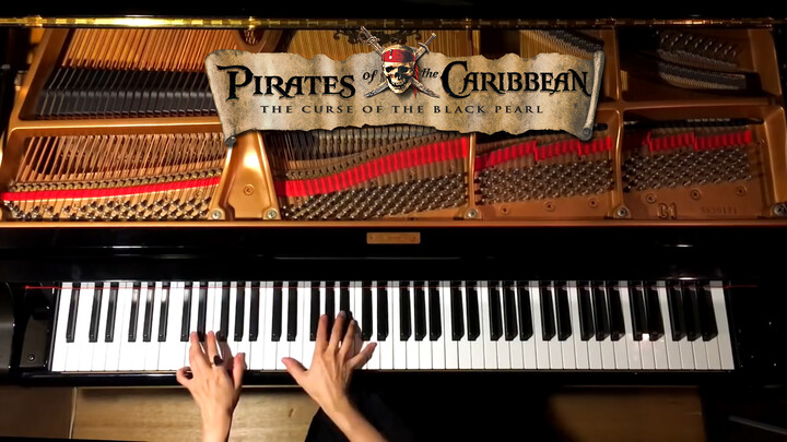 "He’s a pirate" cover oleh seorang wanita dengan piano