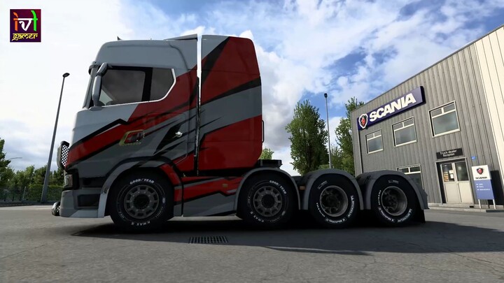 New Scania Customized Truck View - #ets2 #eurotrucksimulator2 #scania #scaniatrucks #360degreeview