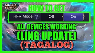 (New Update) How To Get High Frame Rate Mode (HFR)(Ling Update) in Mobile Legends