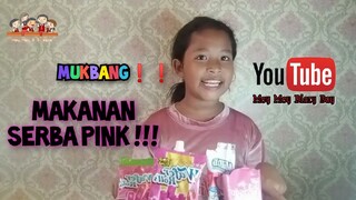 Mukbang❗❗Makanan Serba Pink (Jajanan Anak-Anak)