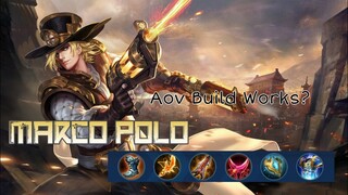 (马可波罗)MARCO POLO GAMEPLAY BUILD | KING OF GLORY | HONOR OF KINGS | 王者荣耀