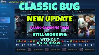 Classic Bug Tutorial | Season 16 New Update Mobile Legends