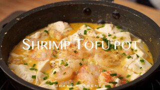 [Food]Shrimp Tofu Pot with salted eggs