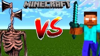 SIREN HEAD VS HEROBRINE in Minecraft!