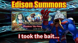 [FGO NA] Had Some Very LUCKY Tickets pulling for Edison | Presidents' Day Banner YOLO Rolls