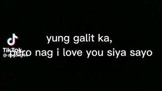 yong galit ka pero nag ilove you siya sayo